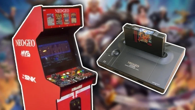 Neo Geo Arcade cabinet and console