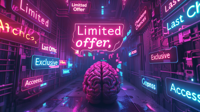human brain surrounded - neon marketing signs