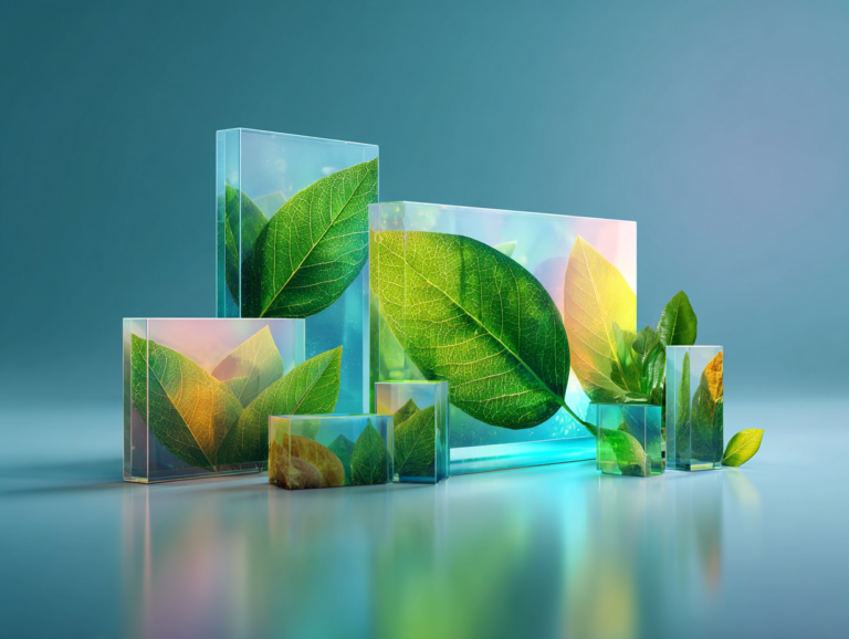 Eco-friendly digital marketing concept