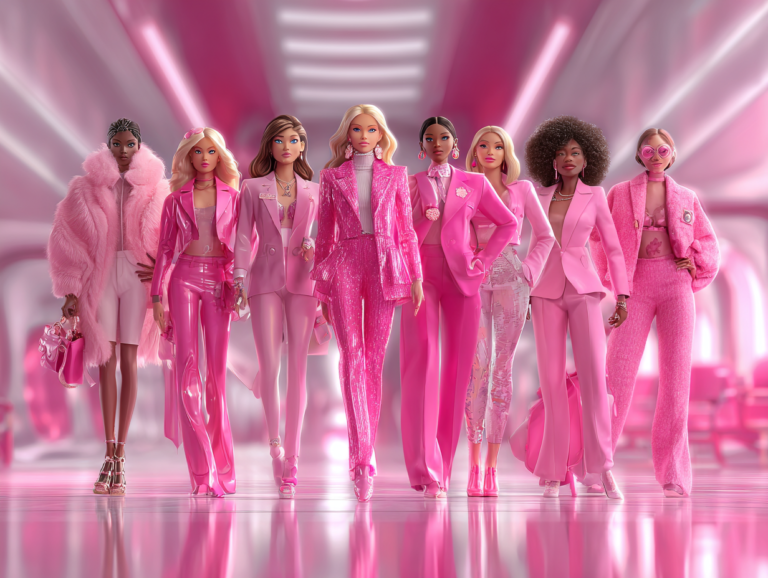 A powerful, modern reimagining of Barbie as a feminist cultural icon