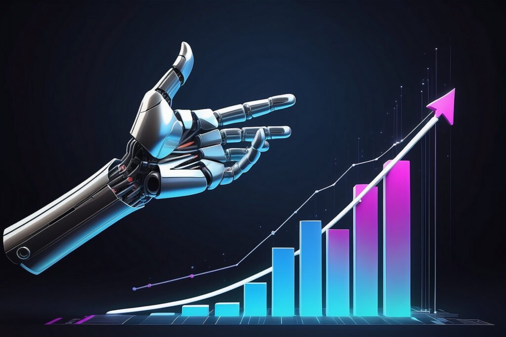 robotic-hand-boosting-growth-with-futuristic-bar-chart-digital-innovation-generative-ai