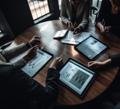 business-analytics-discussion-digital-table