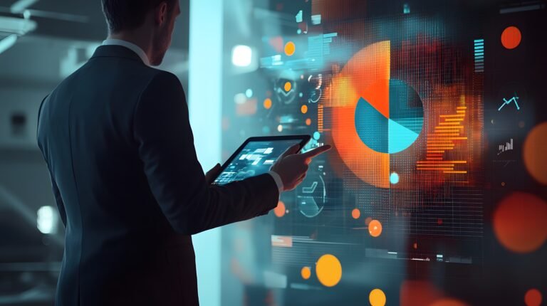 businessman-analyzing-data-tablet-with-digital-interface