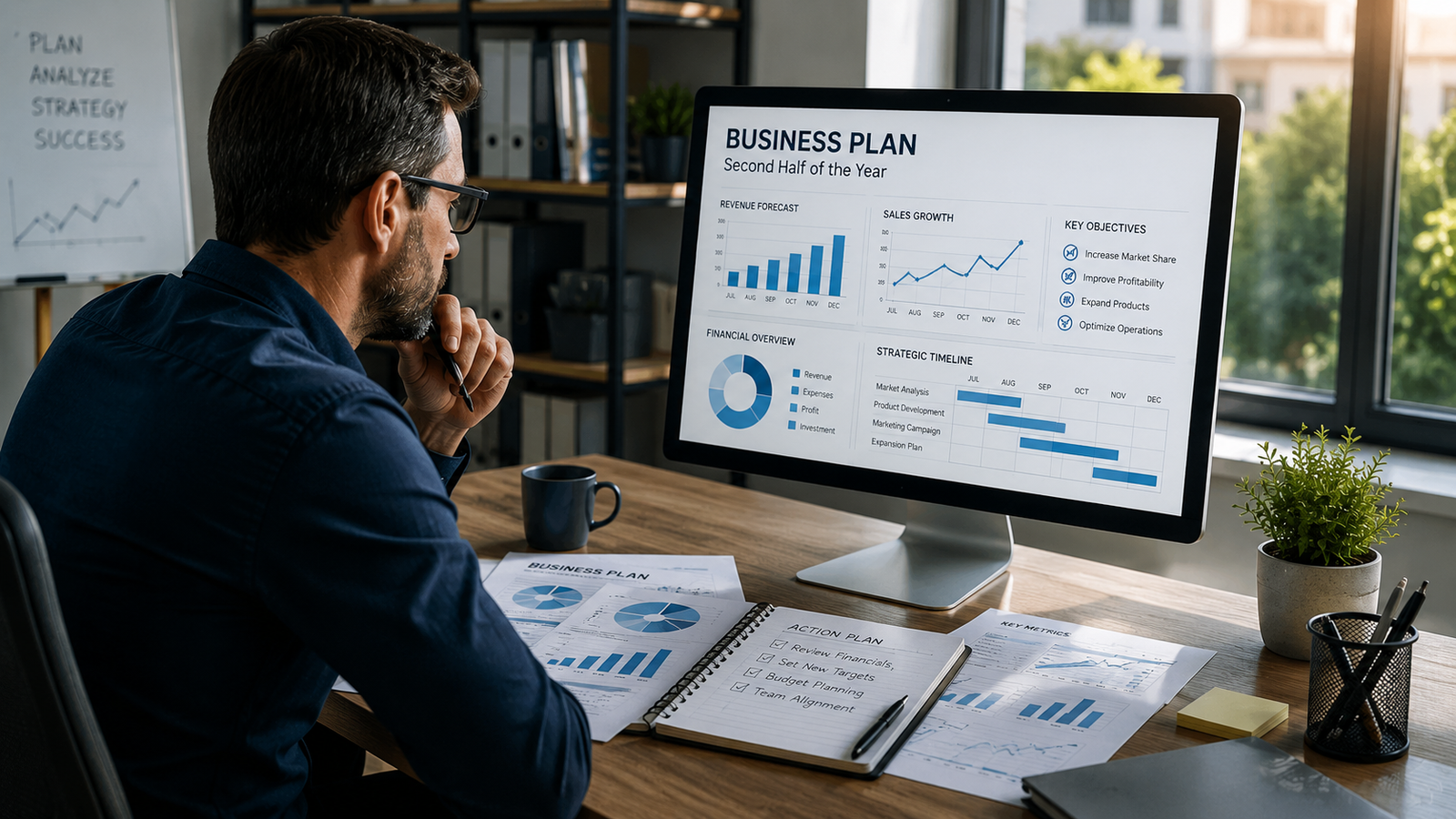 Πώς ένα business plan βοηθά μια επιχείρηση να προετοιμαστεί για το δεύτερο εξάμηνο της χρονιάς